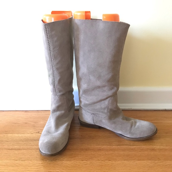 Nine West vintage American mushroom gray boots 7.5 - Picture 1 of 7